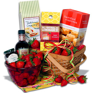 Strawberry Gift Basket Ideas